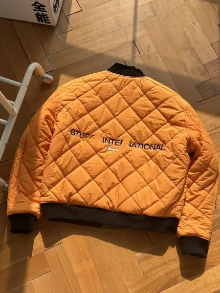 Stüssy x Nike x Beaverton Flight 80/89 Black Bomber Jacket - 13