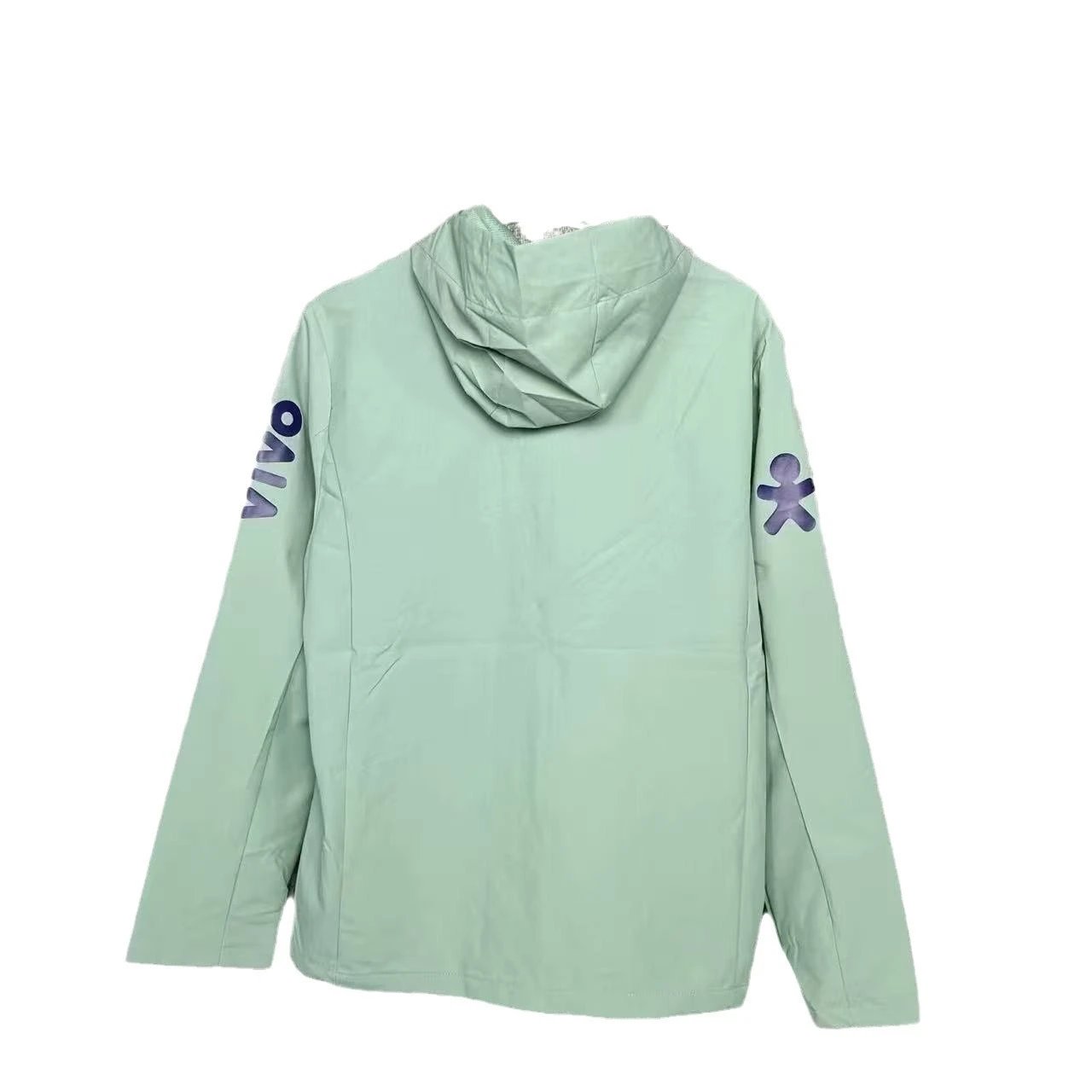 Brazilian Windbreaker Light Green with Fleece Lining