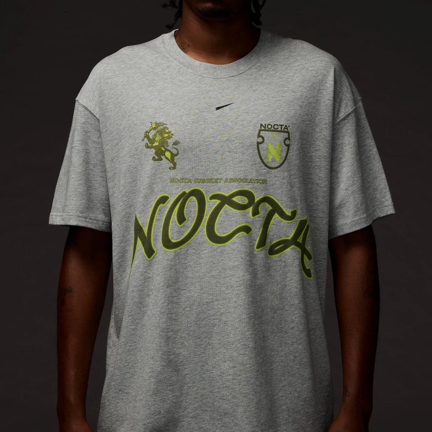 NOCTA Cricket Association Graphic T-Shirt Black - 5