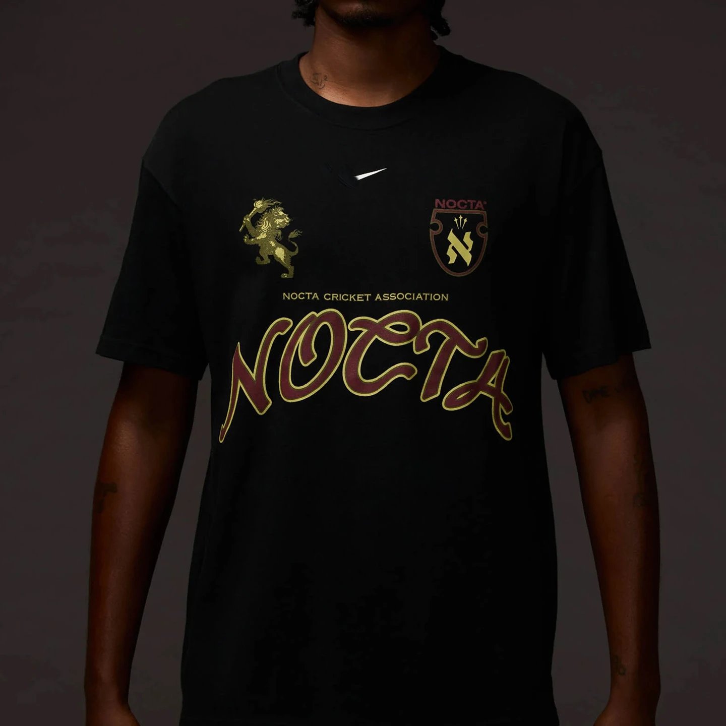 NOCTA Cricket Association Graphic T-Shirt Black - 7