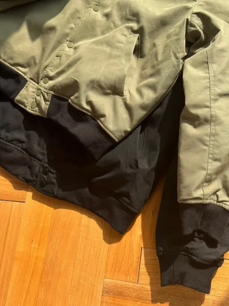Stüssy x Nike x Beaverton Flight 80/89 Black Bomber Jacket - 14