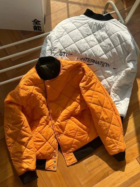 Stüssy x Nike x Beaverton Flight 80/89 Black Bomber Jacket - 4