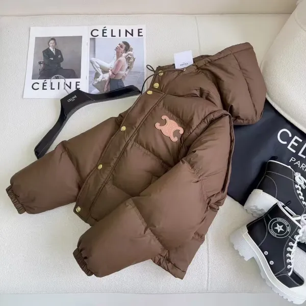 Celine Fleece Zip-Up Jacket Beige Outerwear - 5
