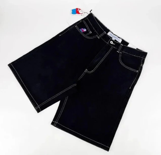 N24 Shorts Black [White Line