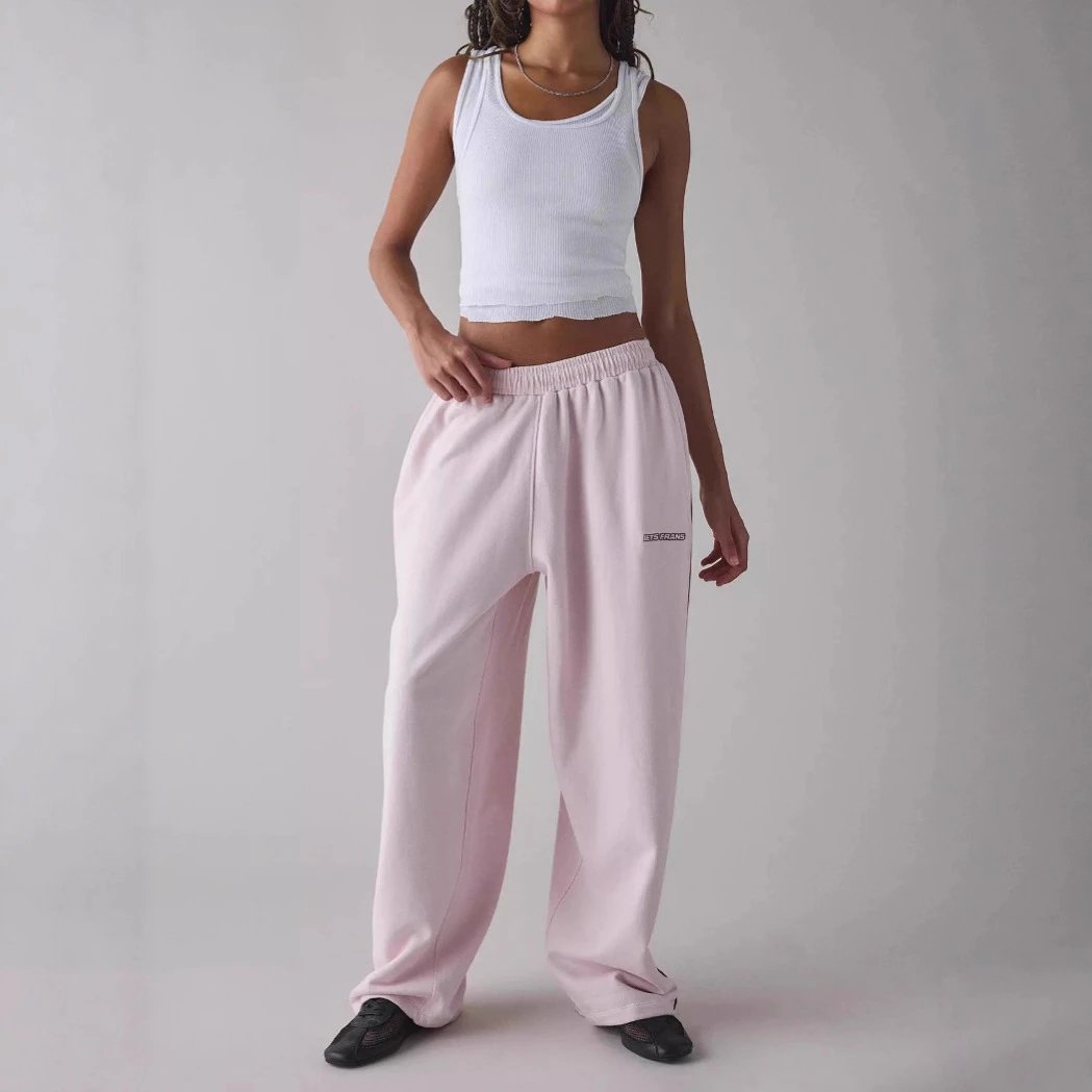 Suitable straight tube elastic waist pants 2025 new model