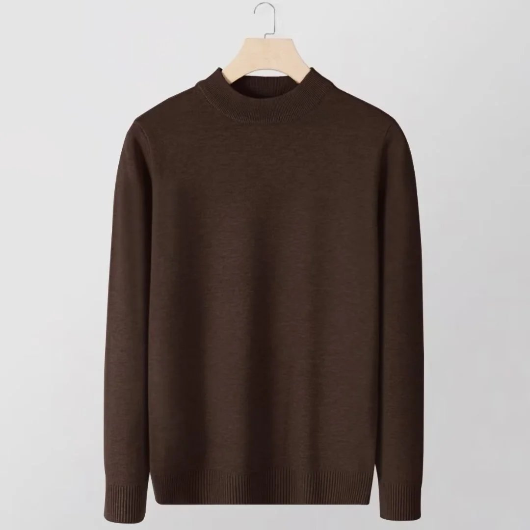(9802 Half Turtleneck) Coffee Color