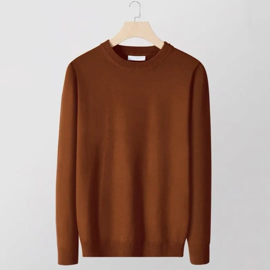 (9801 Round Neck) Curry
