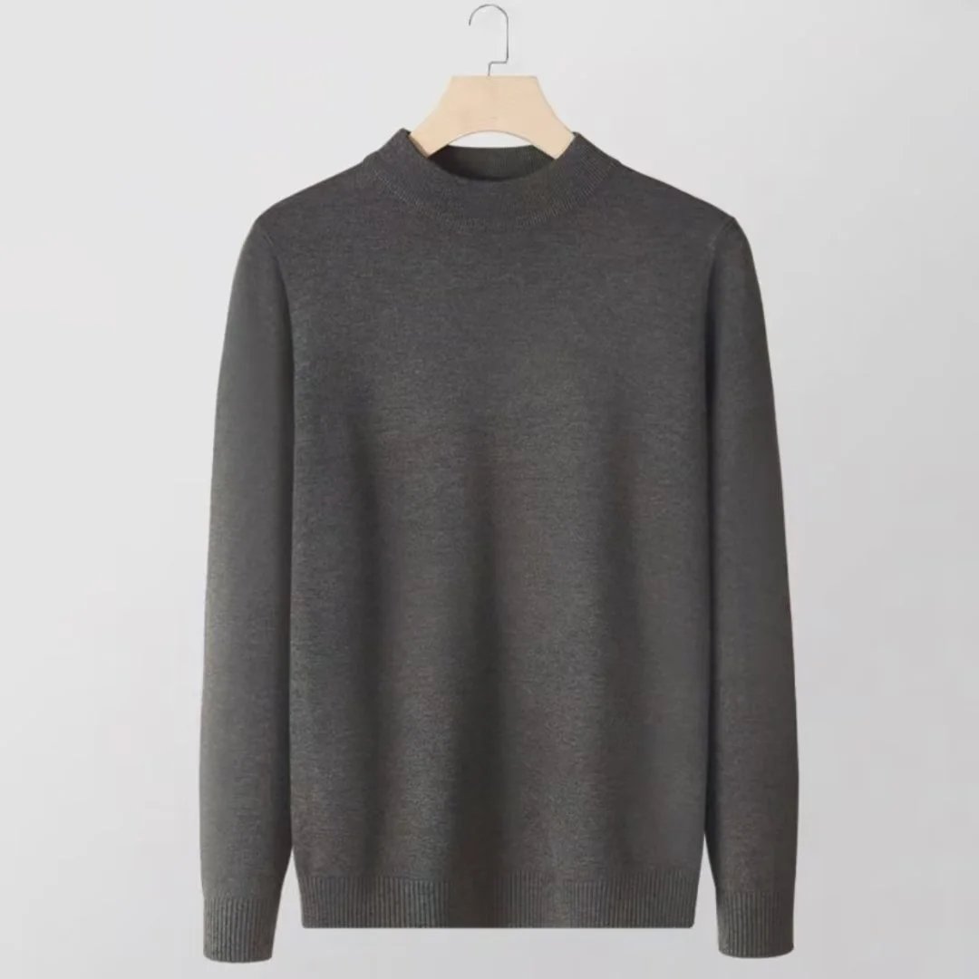 (9802 Half Turtleneck) Dark Gray