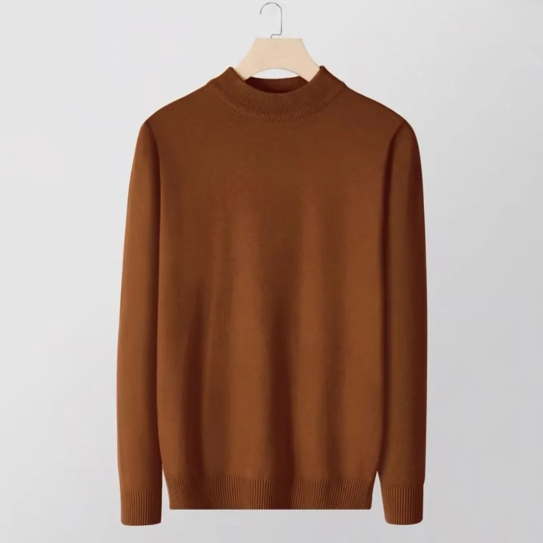 (9802 half turtleneck) caramel color