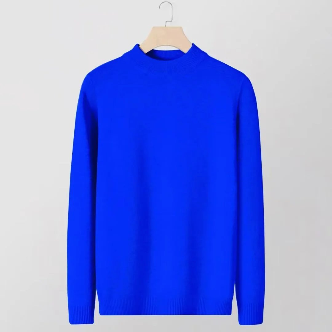 (9802 Half Turtleneck) Navy Blue