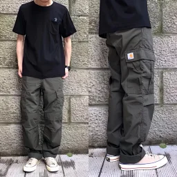 thumbnail for 【SVIP】Carhartt WIP FW22 Tag Multi-Pocket Casual PantsMilitary Cargo Pants Trousers Men's and Women's Fashion Brand
