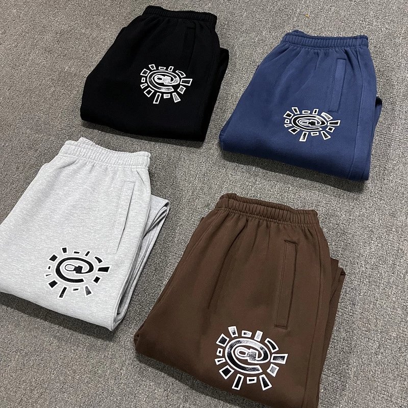 Item Thumbnail for dw sun roll velvet sweatpants hip hop retro high street loose casual trousers