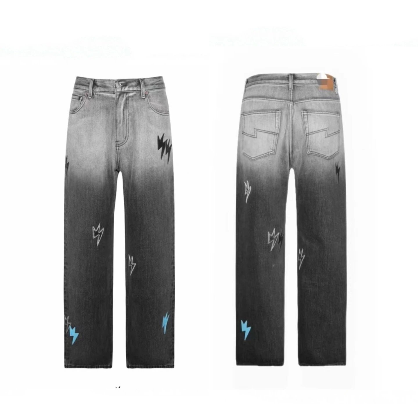 Embroidered jeans 611