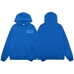Brave Planet Logo Hoodie Blue - 1