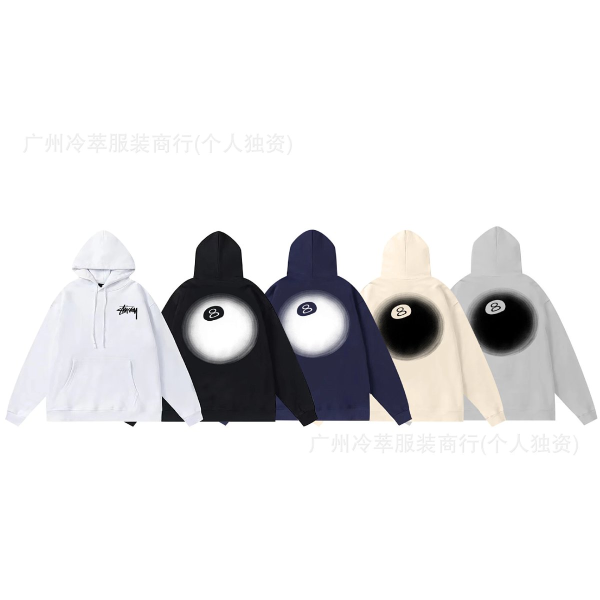 Stussy Stuffed Toy Collage Navy Hoodie product detail 2 in Litbuy spreadsheet finds