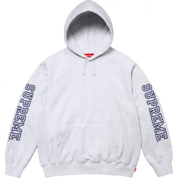 Supreme Box Logo Hoodie Heather Gray - 1