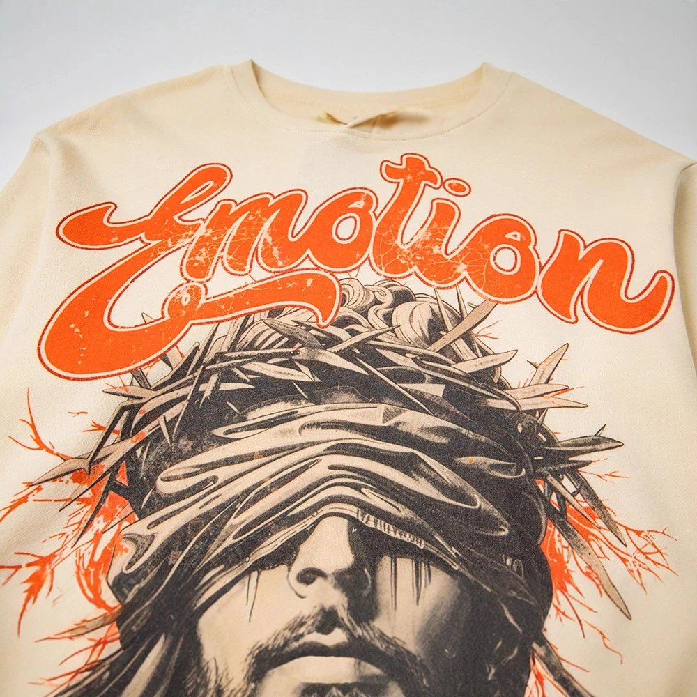 Emotion Hoodie Collection Black Red Blue Beige Gray Graphic Streetwear