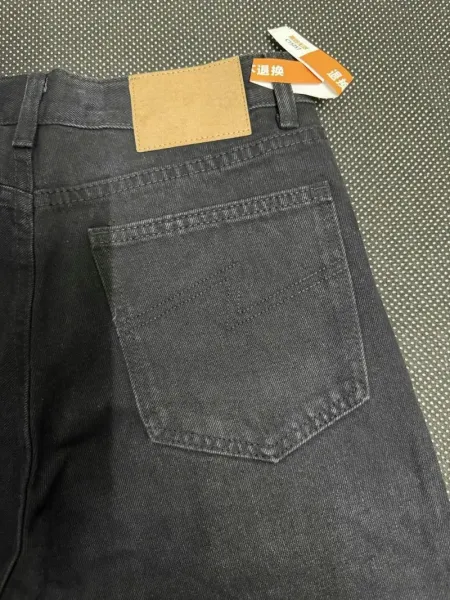 Design Lightning Bolt Print Gradient Wash Jeans - 37