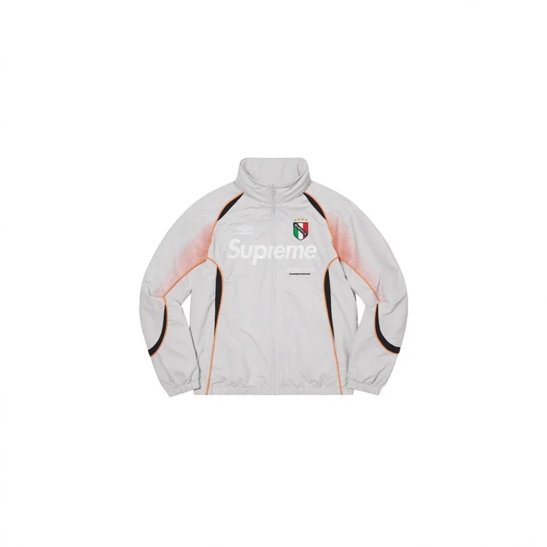 High-Quality Sup x Umbro Collaboration Football Jacket, Casual Minimalist Fashion Zip-Up High Neck Jacket