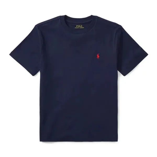Polo Ralph Lauren Classic Fit Cotton T-Shirt Navy - 6