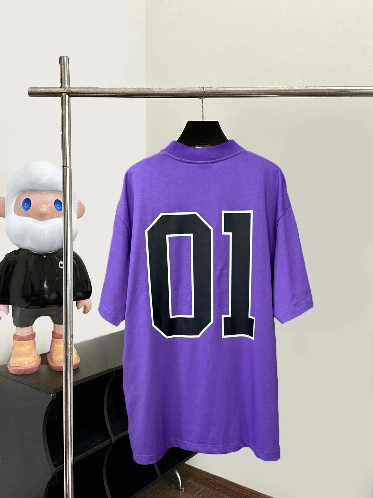 Balenciaga Alenciac 01 Black Oversized Jersey - 6