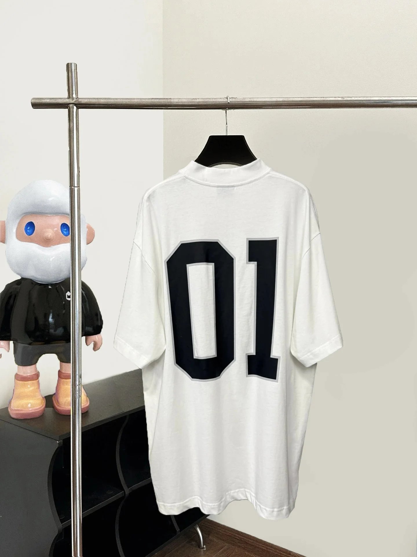 Balenciaga Alenciac 01 Black Oversized Jersey - 7