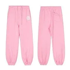 Design Logo-Embroidered Pink Sweatpants - 1