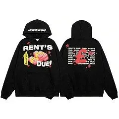 Rent's Due Hoodie Black - 1