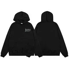 Brain Dead Black Oversized Hoodie - 1