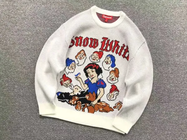 Supreme x Disney Snow White Knit Sweater White - 1
