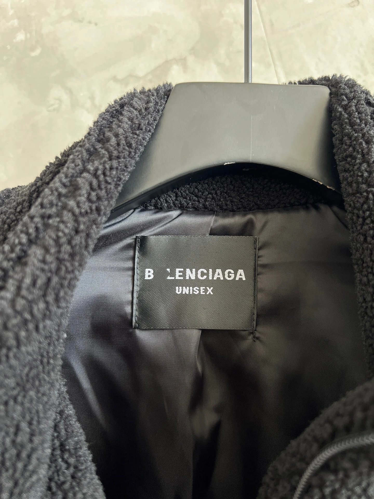 Balenciaga Oversized Lamb Wool Jacket photo 8