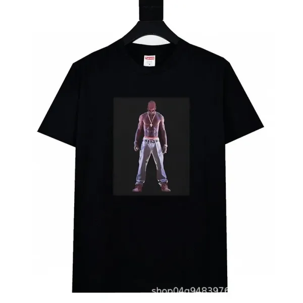 Supreme Tupac Shakur Portrait Black T-Shirt - 1