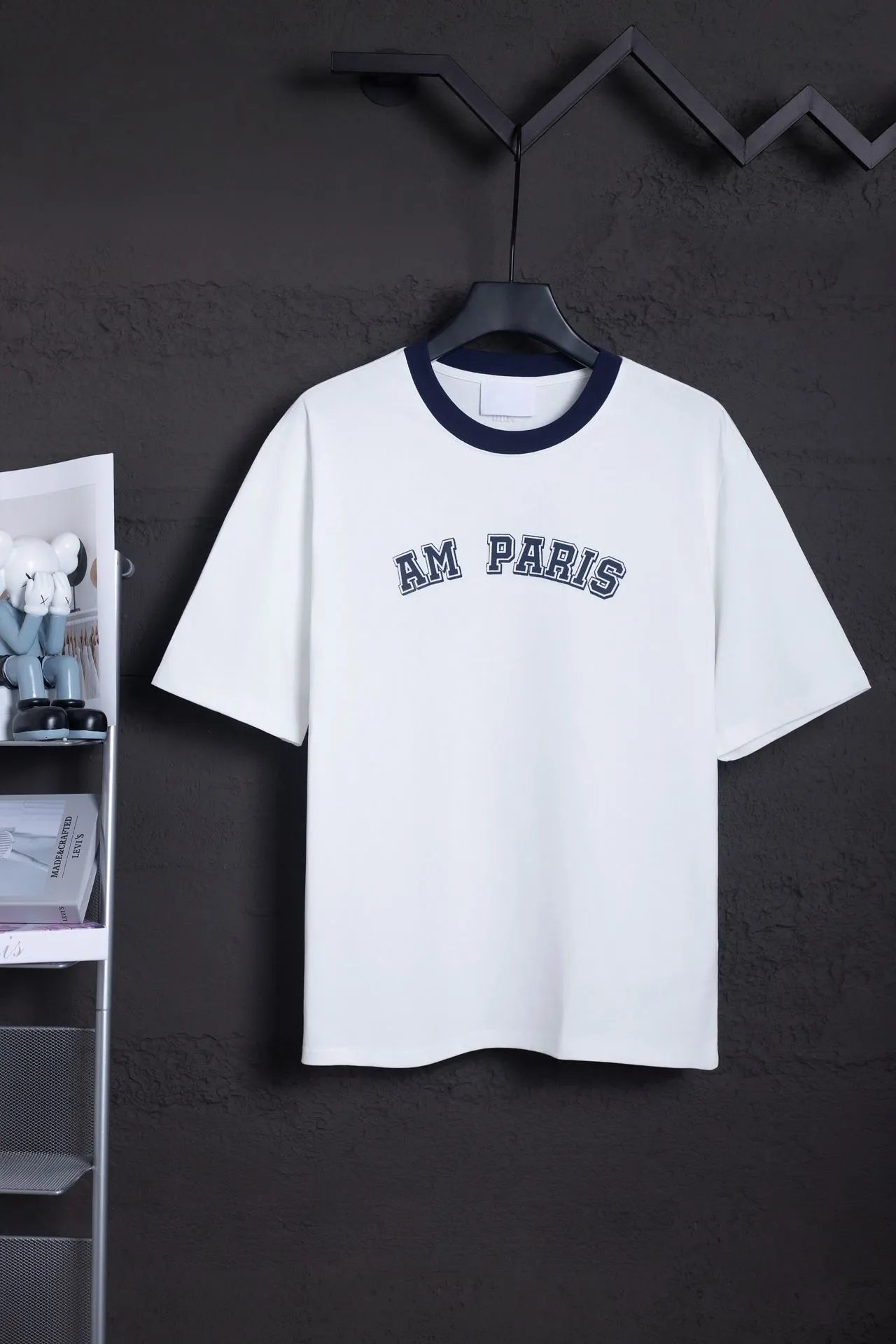 AMI Heart Print Crew Neck T-Shirt photo 3