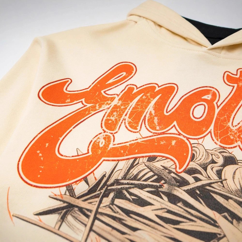 Emotion Hoodie Collection Black Red Blue Beige Gray Graphic Streetwear