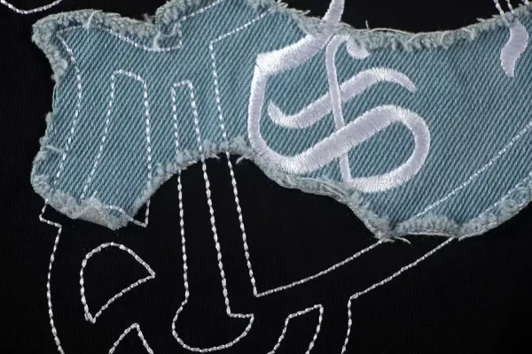 Chrome Hearts Triple Cross Spray Paint Black T-Shirt - 5