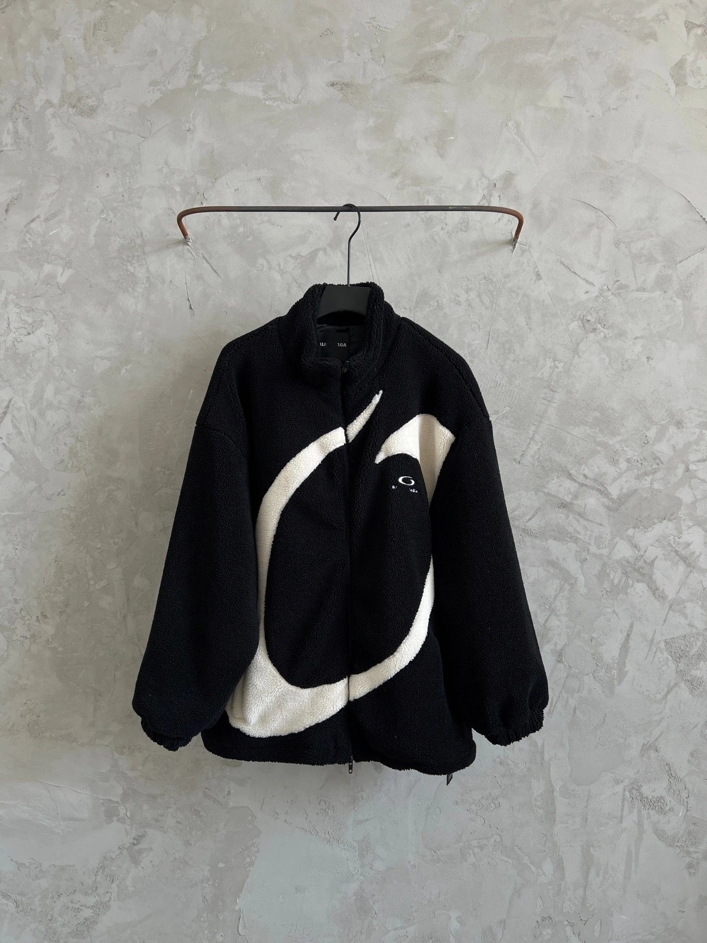 Balenciaga Oversized Lamb Wool Jacket photo 2