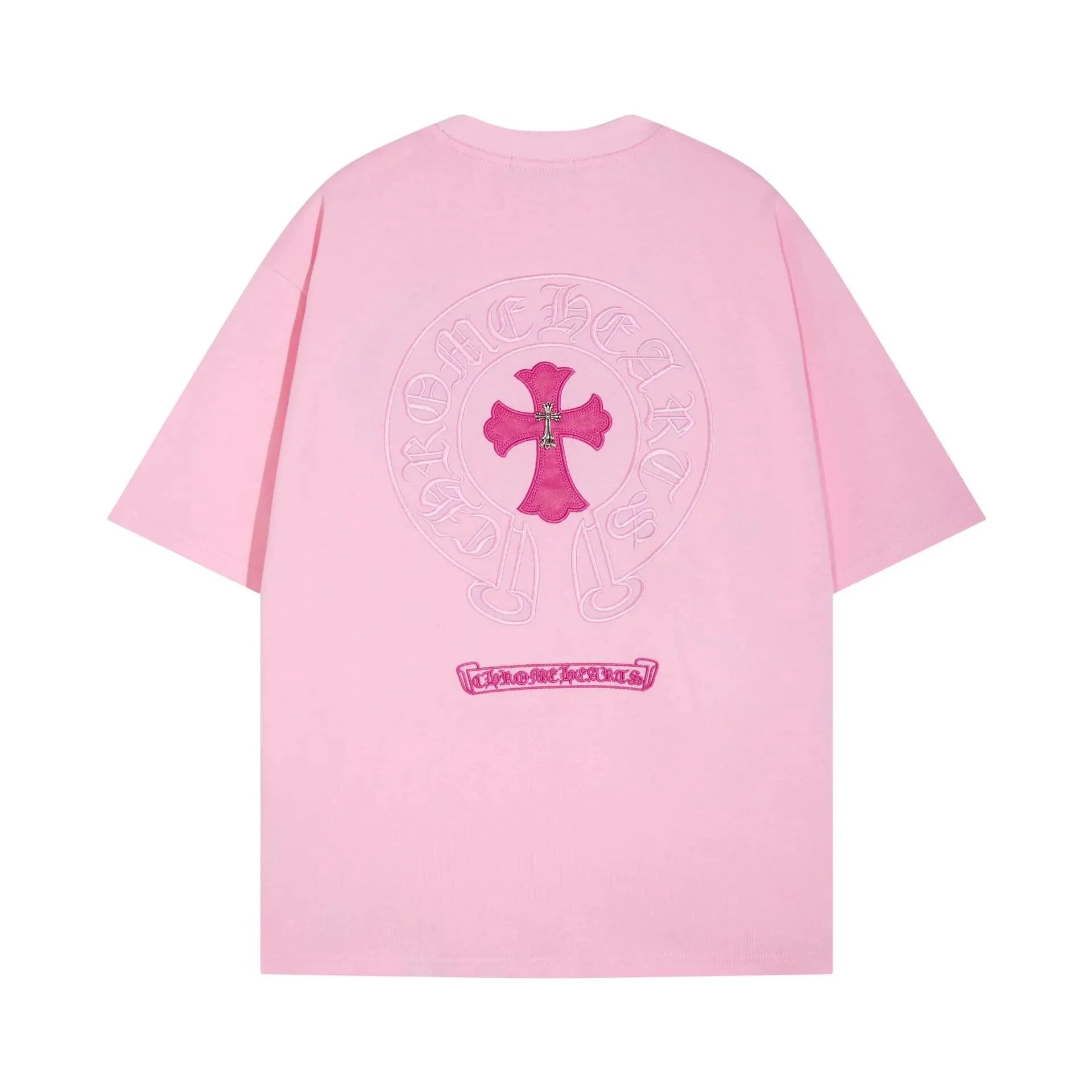 Chrome Hearts Orange Floral Crest T-Shirt - 4
