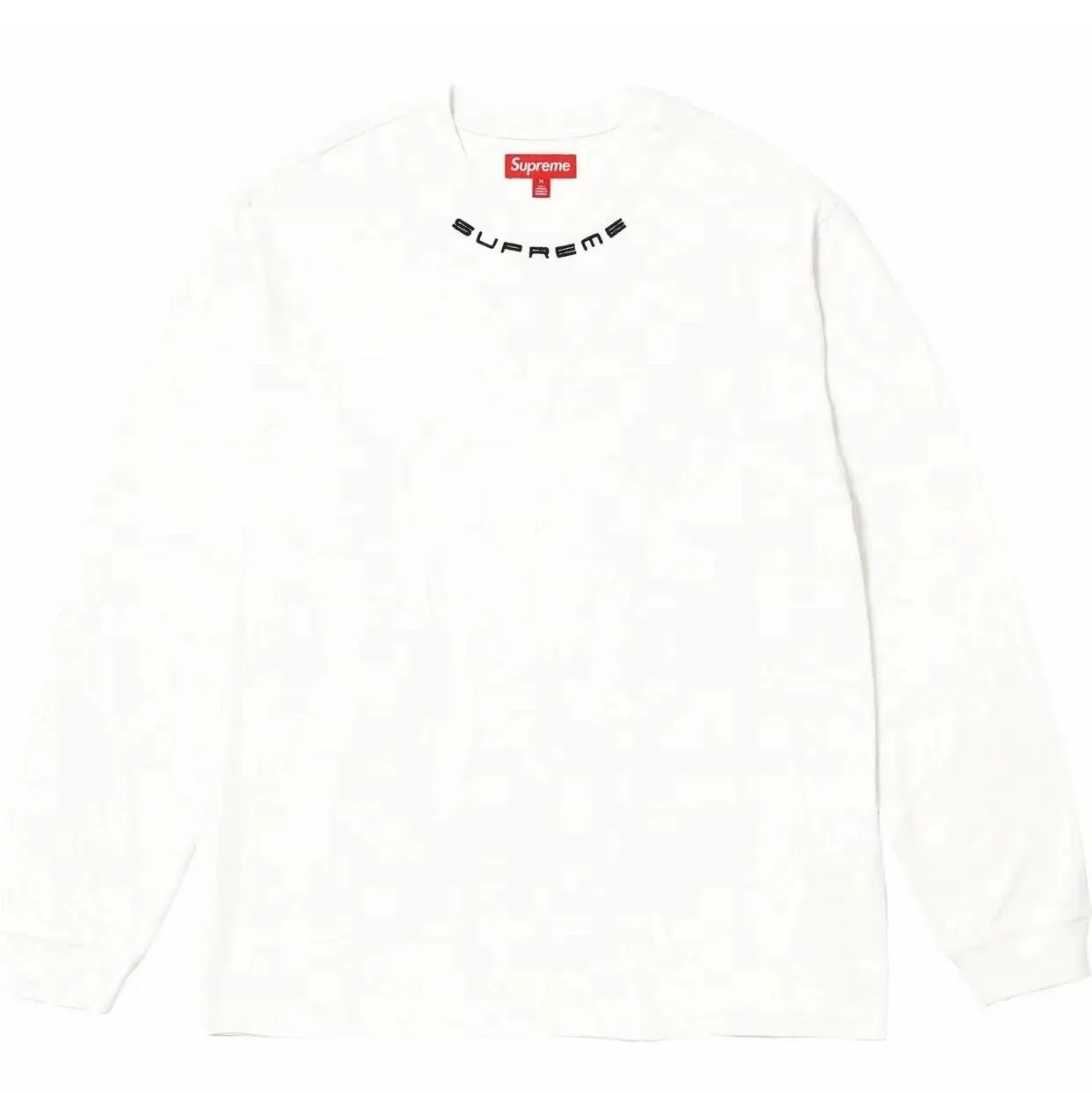 E561 Embroidered White