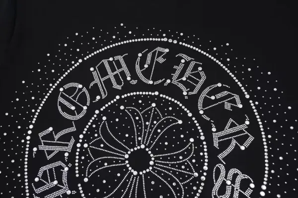 Chrome Hearts Triple Cross Spray Paint Black T-Shirt - 10