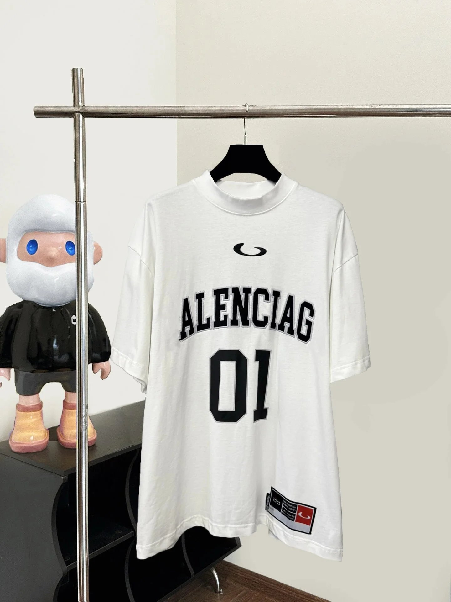 Balenciaga Alenciac 01 Black Oversized Jersey - 5
