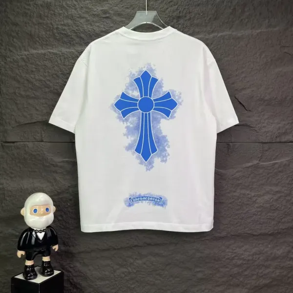 Chrome Hearts Cross Print White T-Shirt - 1
