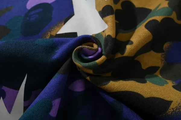 A Bathing Ape x Heron Preston Shark Camo Hoodie - 12