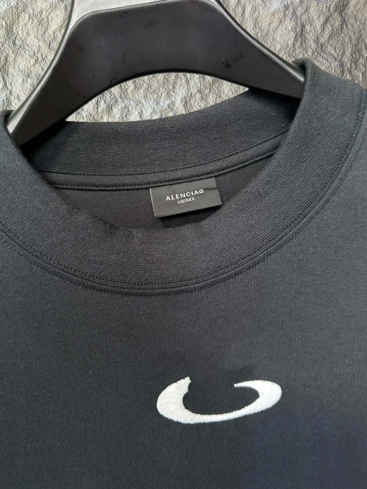 Balenciaga Alenciac 01 Black Oversized Jersey - 10