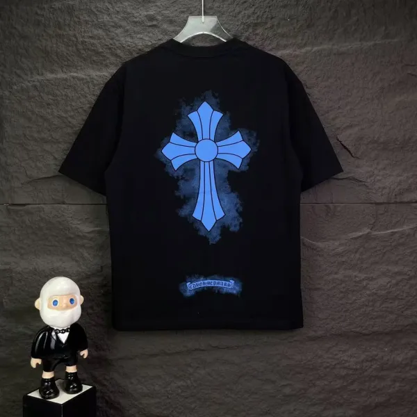 Chrome Hearts Cross Print Black T-Shirt - 1
