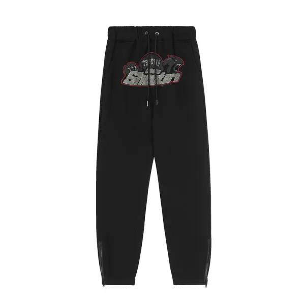 Trapstar Logo Hoodie and Sweatpants Set Gray - 26