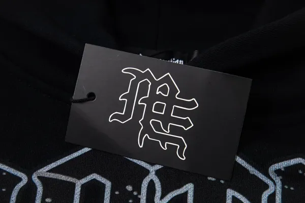 Mixed Emotion Crystal-Embroidered Windbreaker Black Jacket - 7