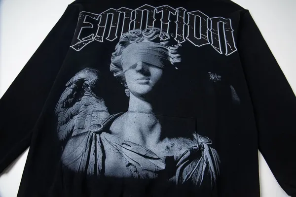 Mixed Emotion Crystal-Embroidered Windbreaker Black Jacket - 10