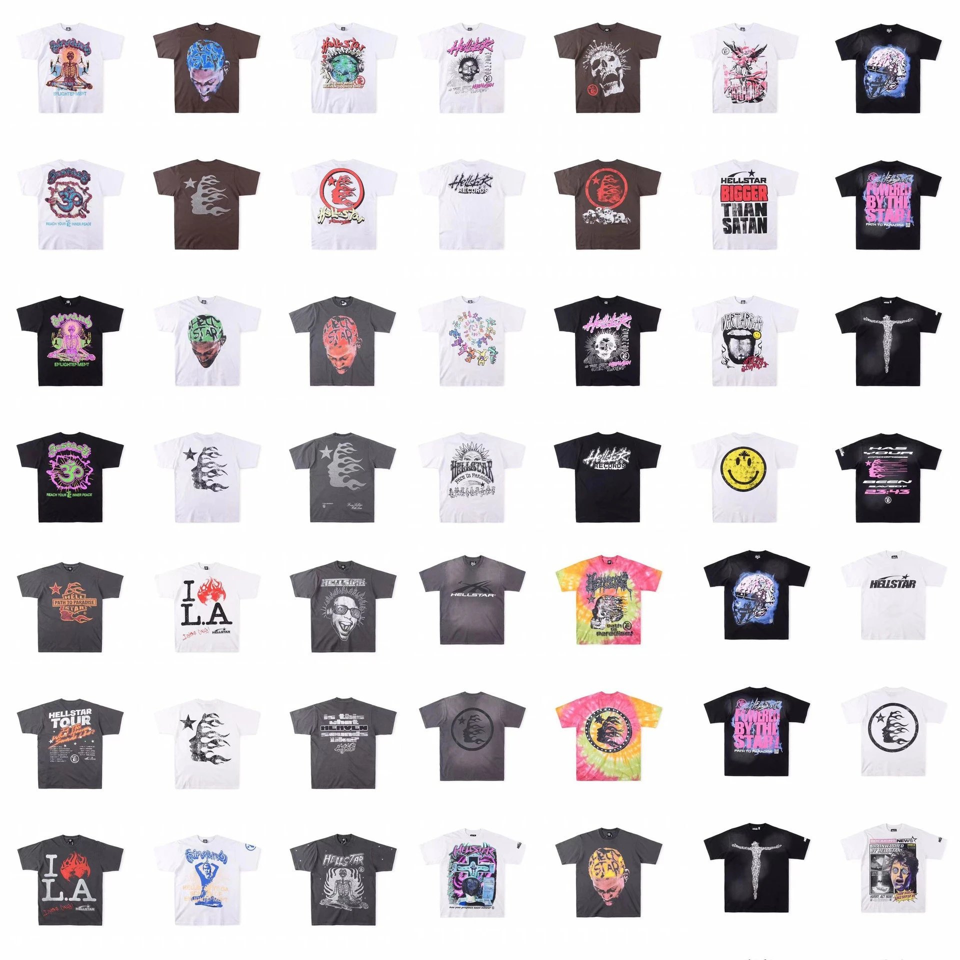 Hellstar Graphic Short Sleeve T-Shirt Collection