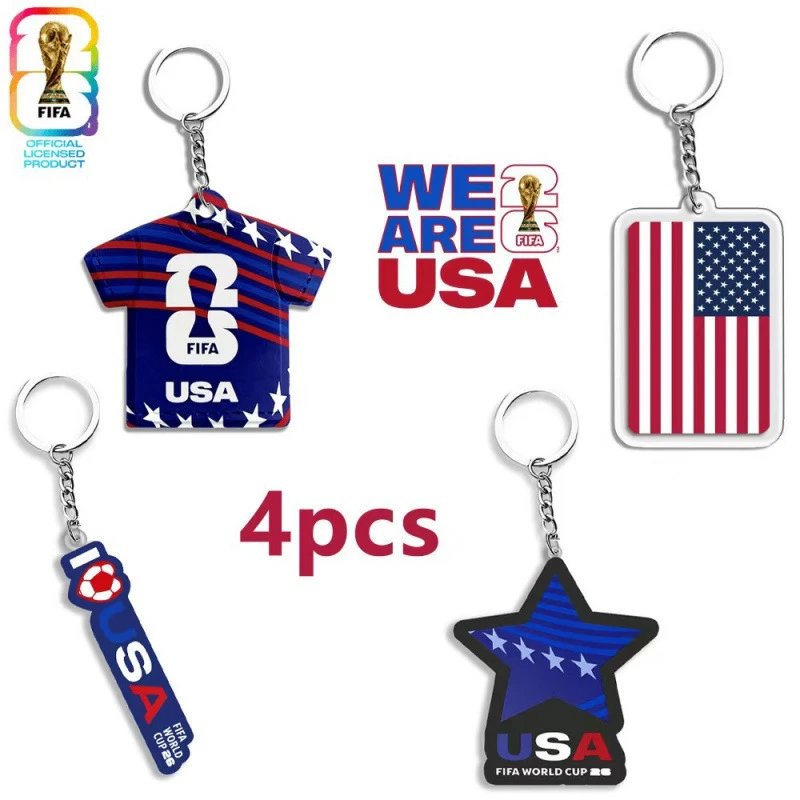 2026 World Cup Acrylic Keychain Charm