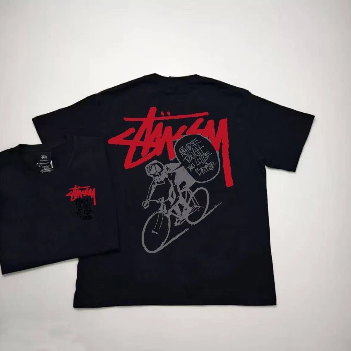 Stussy Ride Tough T-Shirt Black